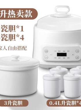 110V伏大容量电炖盅隔水燕窝炖盅电炖锅台湾美国加拿大日本小家电