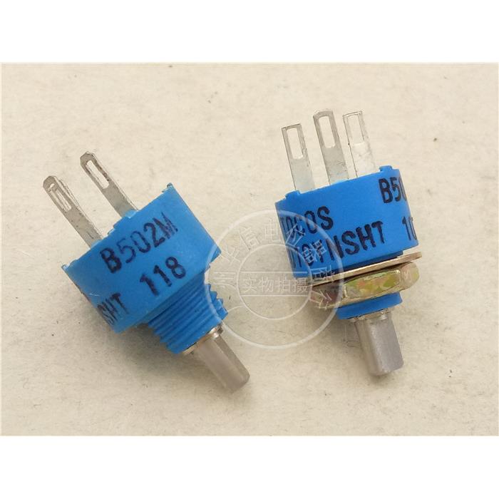 TOCOS Q10YNSHT B502M 5K电位计 柄9H 孔蓝 钓鱼竿电动轮速度开