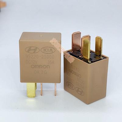 OMRON现代KIA 12V4脚空调风扇油泵远近灯汽车继电器95220-2S000