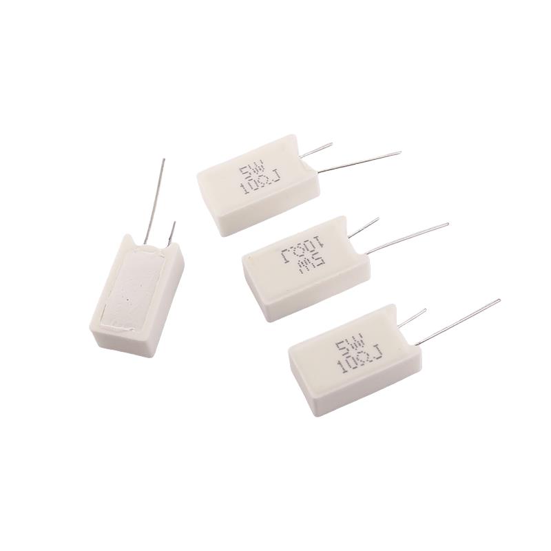 垂直水泥电阻5W 10R/15/22/4/30/33/47/51/100/330/470欧姆1K10K4