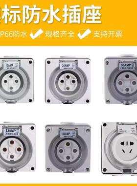 新款澳标防水插座56SO310F 56SO432 56P310 56SO332 540工业包邮