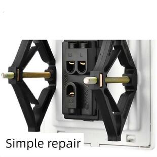 暗盒修覆器电线盒固定神器86型通用开关插座底盒耳朵补救菱形撑杆