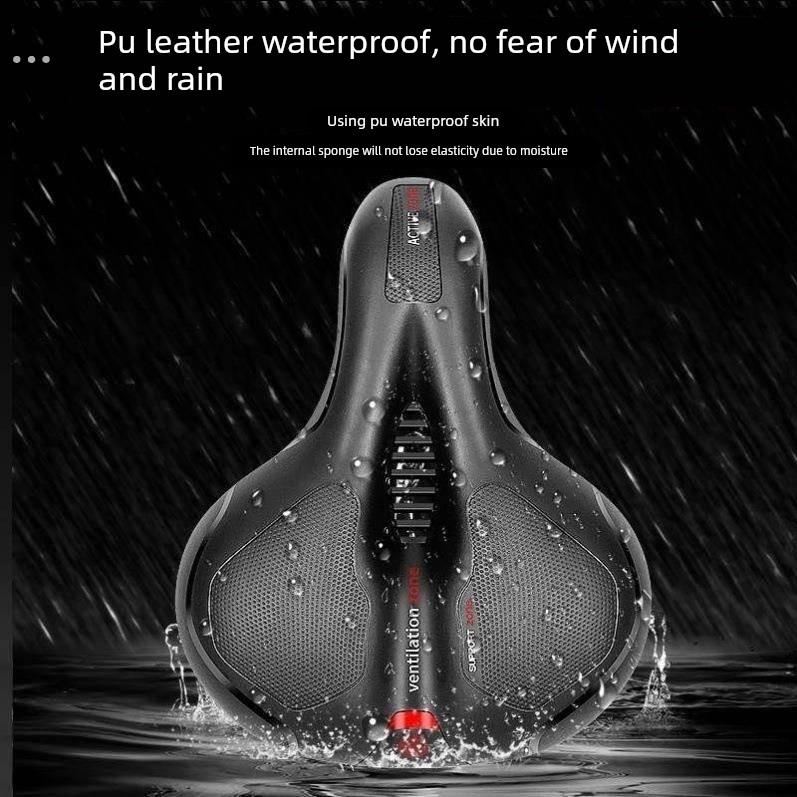 普通自行车车座鞍座山地车座前座垫通用座子双减震簧单车座垫车座