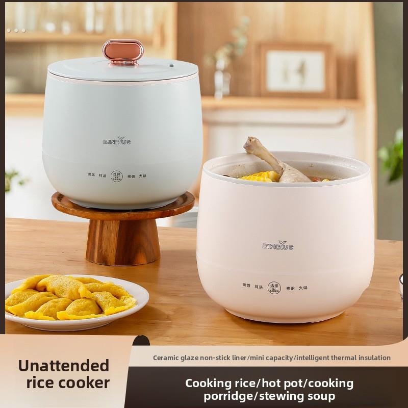 德国mini小电饭煲一2人3人家用多功能2L升智能煮饭小型迷你电饭