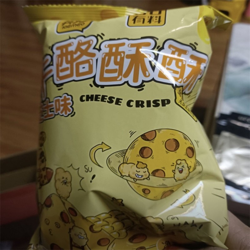 其妙8包干酪酥爆米花芝士巧克力海苔味休闲零食办公室下午茶解馋N