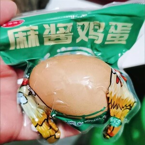 食味泽麻酱鸡蛋五香麻酱早餐起沙咸鸡蛋咸度适中鲜鸡蛋腌制蓟州