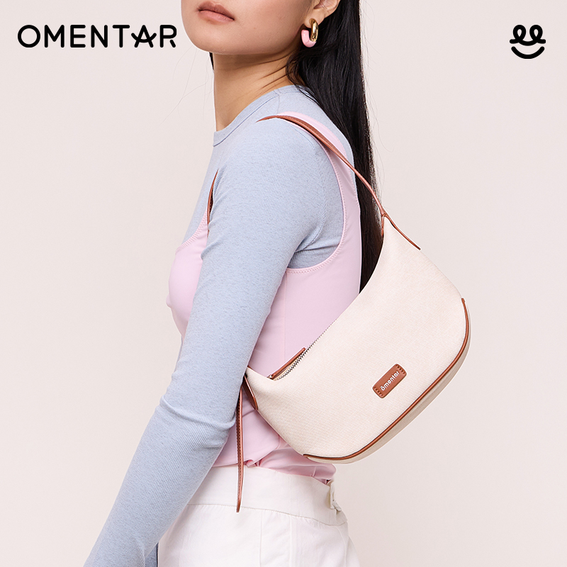 OMENTAR木马月牙包手提斜挎包