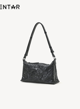 OMENTAR枕头包褶皱牛皮HOBO包包慵懒通勤斜挎单肩腋下大容量女包