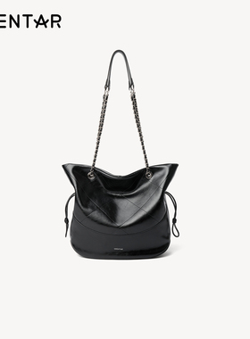 OMENTAR欧蒙特微笑福袋包女小众秋冬新款菱格斜挎单肩通勤水桶包