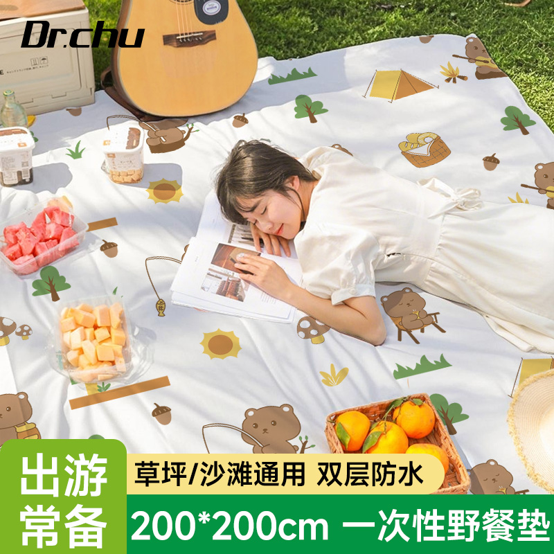 户外一次性野餐垫防水加厚便携式