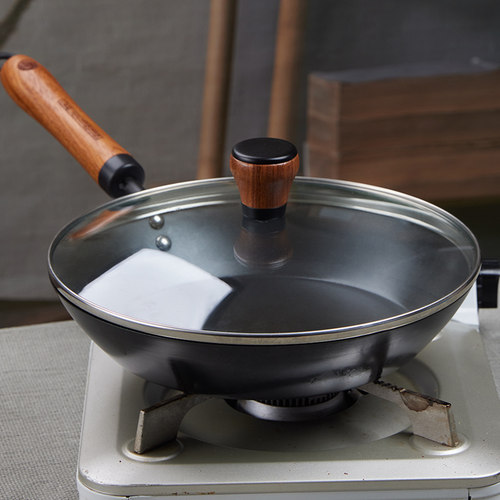 国补专享 老饭骨无涂层煎锅奶锅套组一两人用厨房套组煮煎炸小锅
