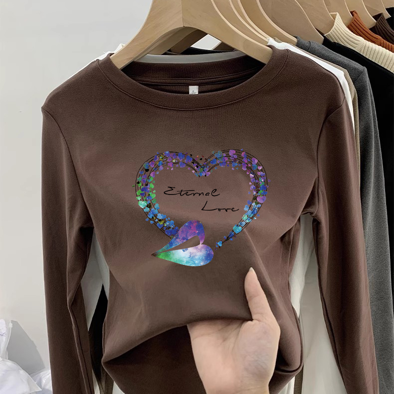 德绒打底衫女冬季保暖磨毛长袖