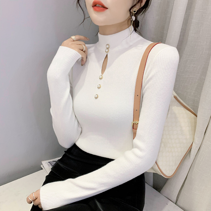 加厚一体绒毛衣女长袖秋冬季新款