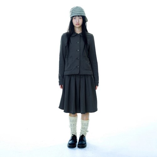 韩国coyseio纯色气质学院风套装