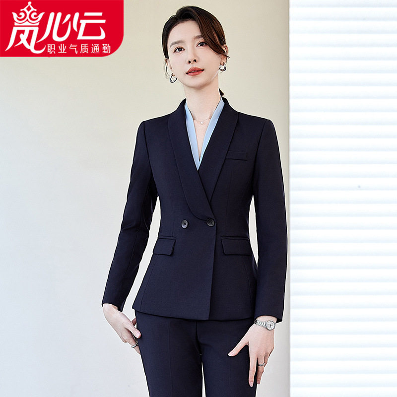 职业套装女珠宝店工服售楼物业客服工作服酒店前台接待工作装套裤