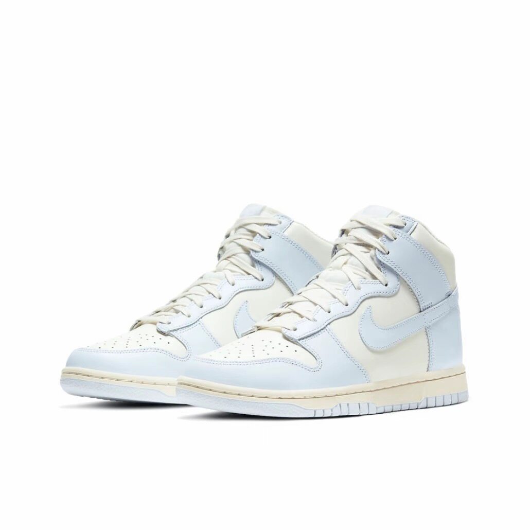 Nike Dunk High 女子香芋紫雾霾蓝灰白高帮休闲板鞋 DD1869-102
