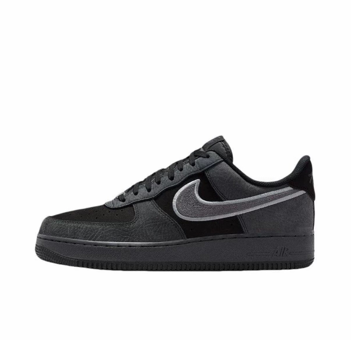 Nike Air Force 1 空军一号 板鞋 轻便舒适黑色/烟灰色嘉兴仓