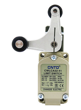 CNTD昌得限位行程开关CWLCA32-41塑料轮双向双回路反向塑料轮