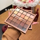清冷全哑光二十五色眼影盘消肿橘棕大地色诸神黄昏淡颜持妆眼影女