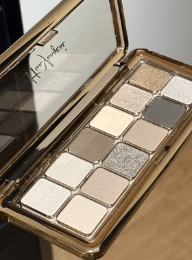 清冷低饱和！奶咖大地奶茶色透明琥珀壳十二色眼影粉质细腻通勤女