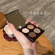 魔法色彩四色爆闪眼影大地色消肿防水淡颜裸妆感眼影盘学生平价女