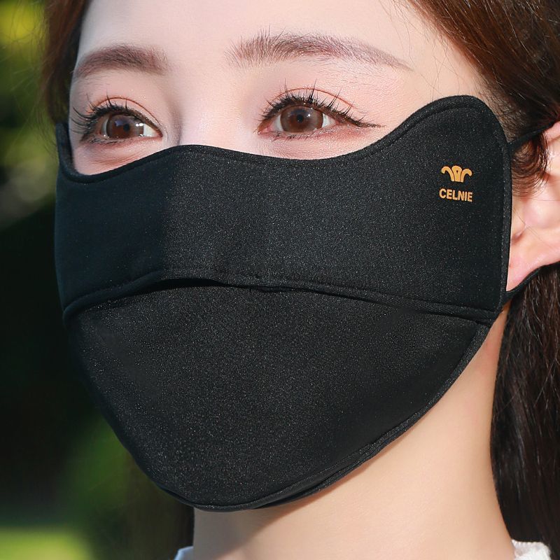 保暖口罩女冬季透气护眼角显脸小防寒防风CELNIE骑车开车防冻面罩