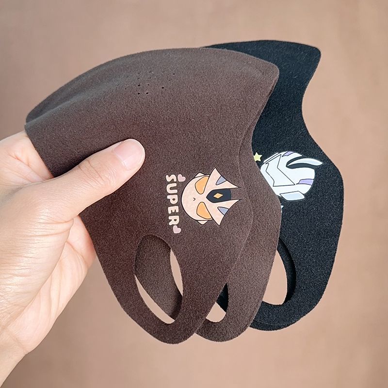 儿童保暖口罩冬季加绒加厚透气护眼角显脸小防寒骑车开车防冻面罩