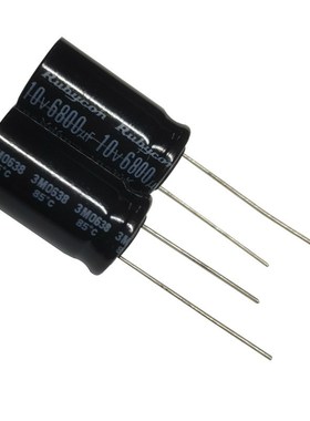 Rubycon全新进口电解电容 10V6800UF直插滤波优质电容器16*25体积