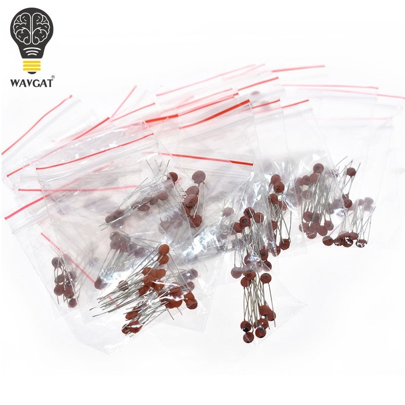 样品电子元件包 常用瓷片电容器包 瓷介2pf-0.1UF 共30种 各10只