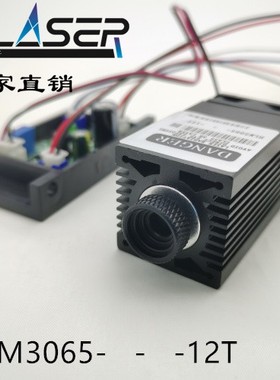 405nm蓝紫色激光模组 300mw半导体激光器 光斑可调 点状 12V TTL