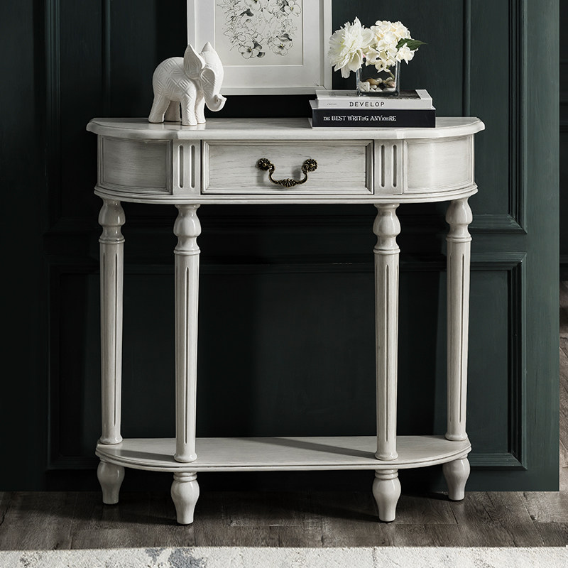 美式实木超薄玄关桌欧式轻奢靠墙玄关柜走廊过道玄关台端景柜超窄,个性定制/设计服务/DIY,明信片定制,淘宝优惠券,粉丝福利购,淘宝优惠卷