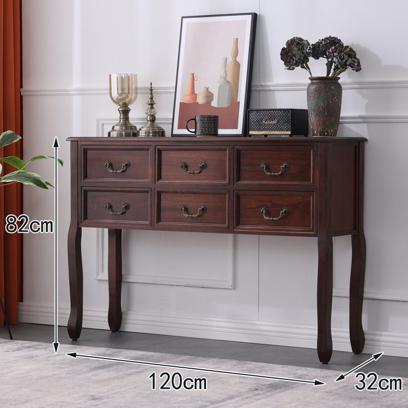 实木玄关台简约美式客厅入户玄关柜门厅过道装饰柜靠墙玄关桌复古,办公设备/耗材/相关服务,办公线材,淘宝优惠券,粉丝福利购,淘宝优惠卷