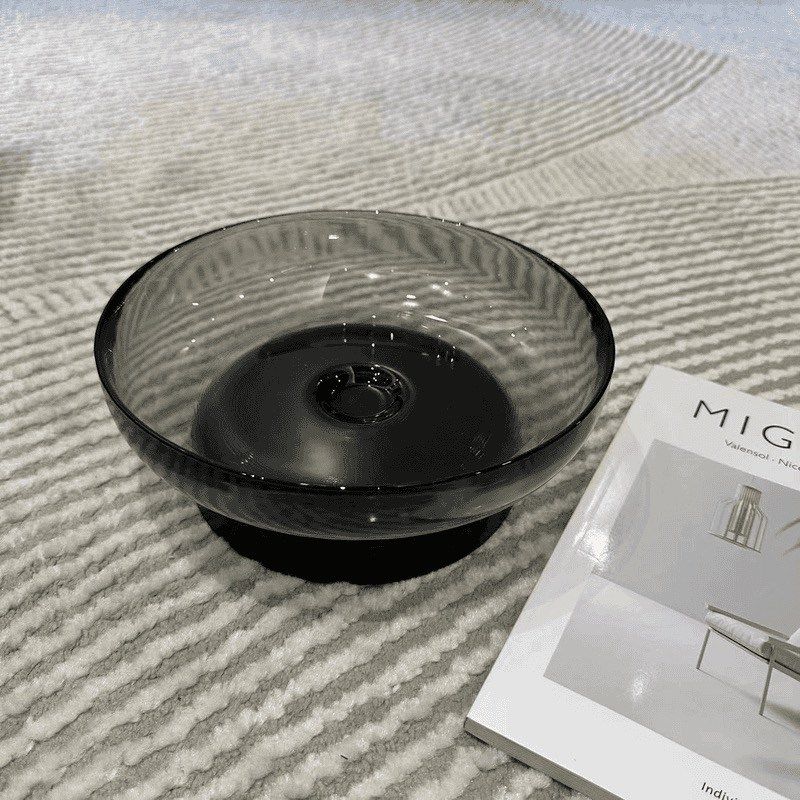 轻奢复古双色玻璃高脚果盘高颜值家用客厅茶几餐桌水果盘,个性定制/设计服务/DIY,明信片定制,淘宝优惠券,粉丝福利购,淘宝优惠卷