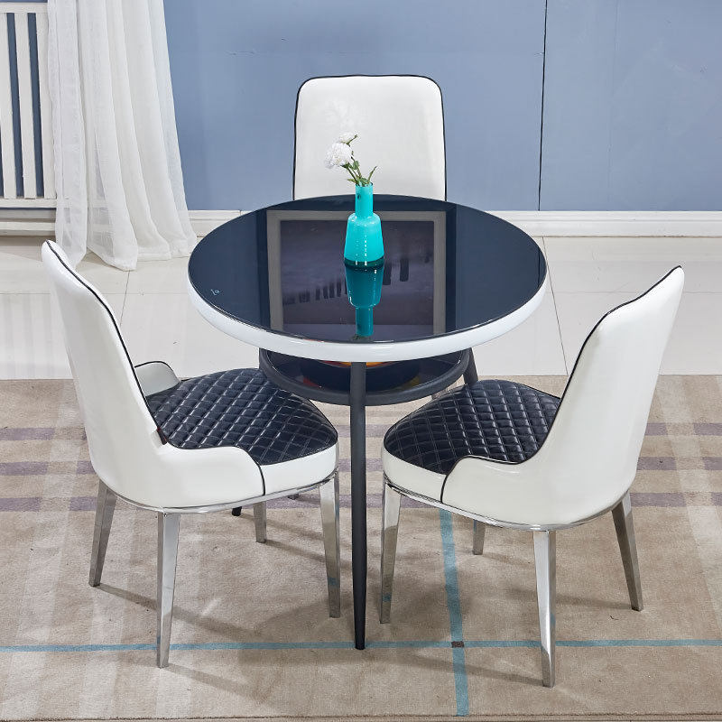 接待洽谈桌椅组合四人玻璃桌子家用钢化玻璃小圆桌休闲阳台小桌椅,办公设备/耗材/相关服务,办公线材,淘宝优惠券,粉丝福利购,淘宝优惠卷