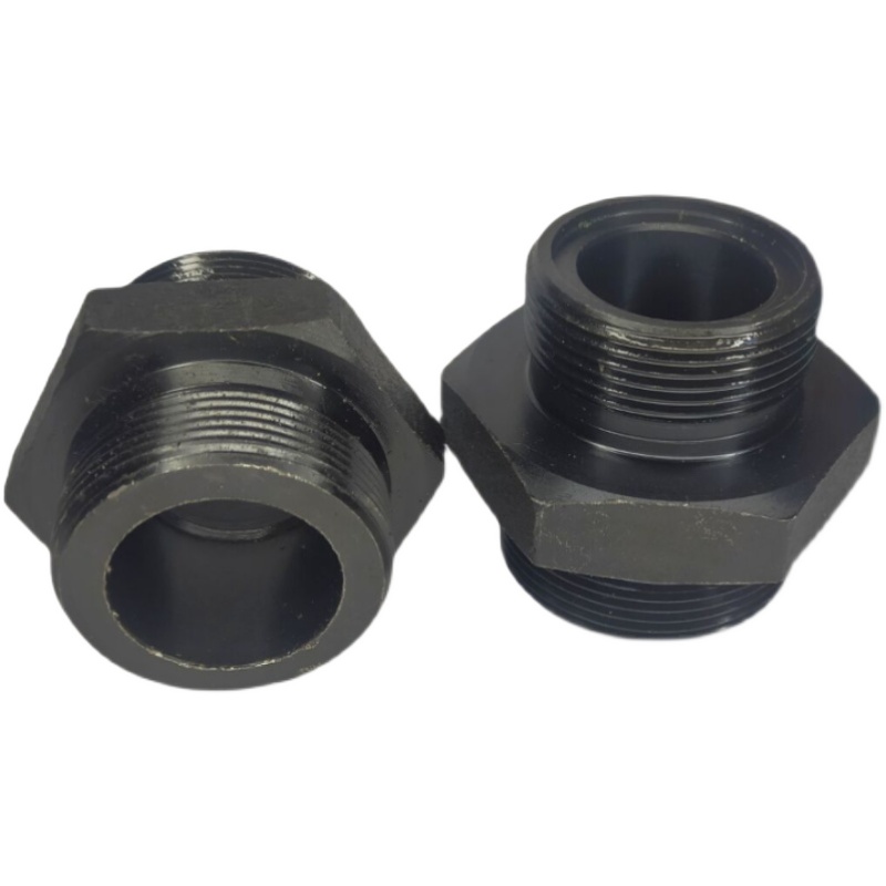 液压油管接头英制G螺纹组合公制对丝直通直接G1/4G3/8G1/2组16/22