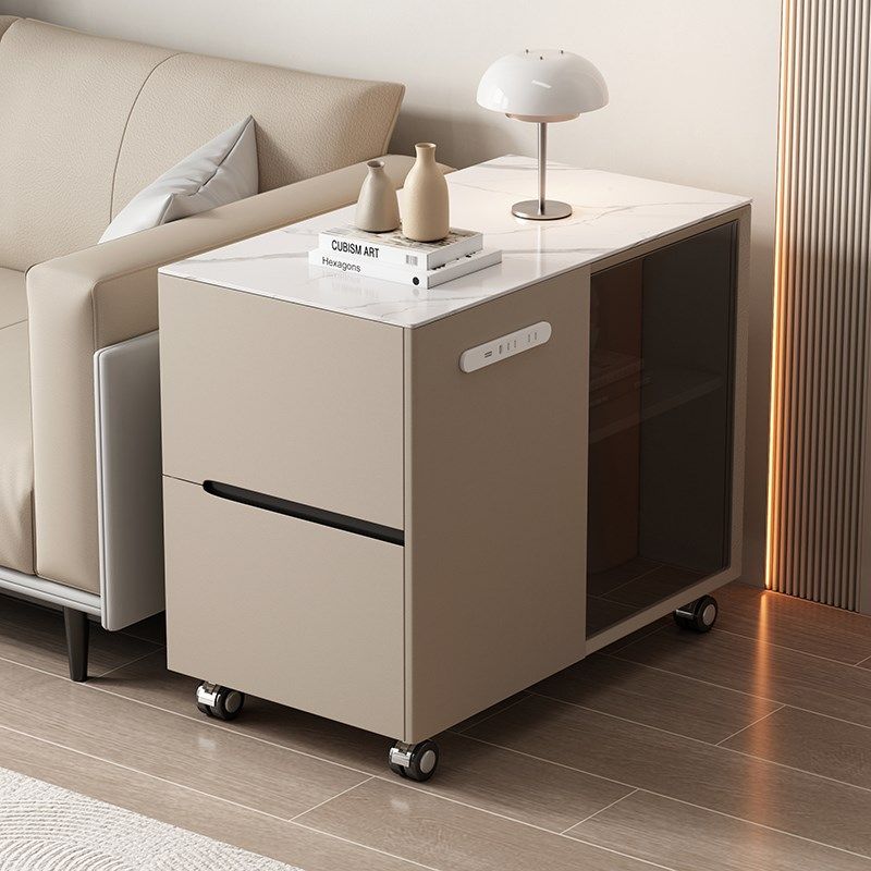 沙发边柜轻奢高级感带轮可移动侧柜小边桌客厅实木侧边柜边几柜子,个性定制/设计服务/DIY,明信片定制,淘宝优惠券,粉丝福利购,淘宝优惠卷