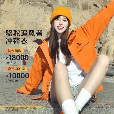 骆驼追风者户外男女徒步登山服