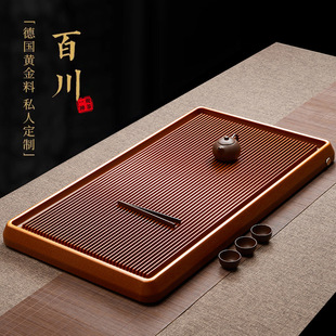 大小茶台高端茶室茶海 八马德料电木茶盘家用简约素盘功夫茶具新款