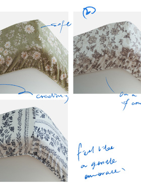 Spendtime秋冬牛奶绒印花床笠罩2025新款床套床垫保护罩加绒加厚