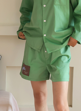 花时间生活原创春夏新款清新水洗纯棉家居服柔软亲肤全棉睡衣女款