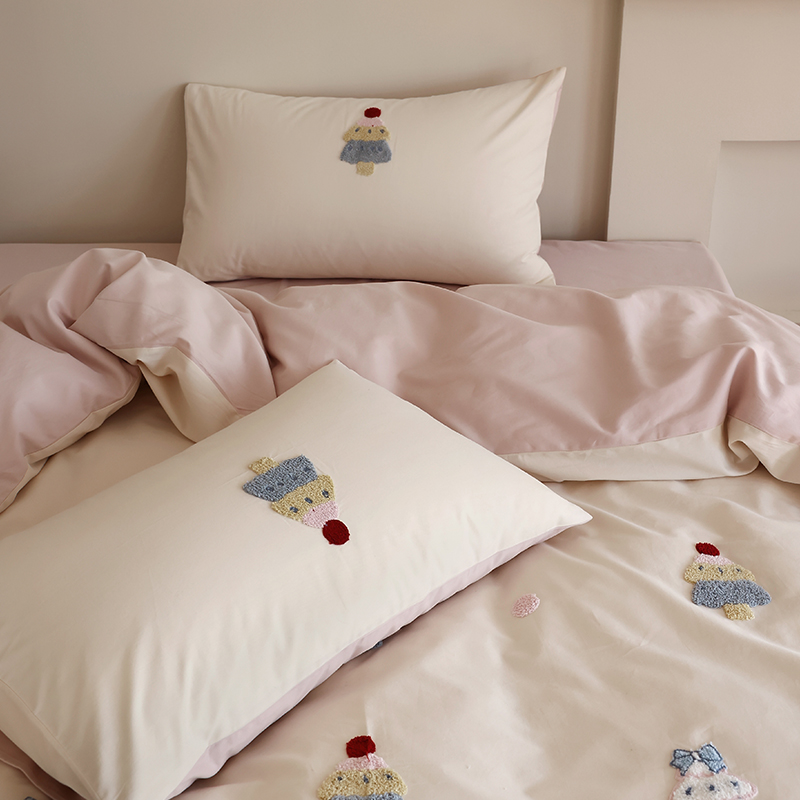 卡通全棉澳棉磨毛保暖亲肤四件套