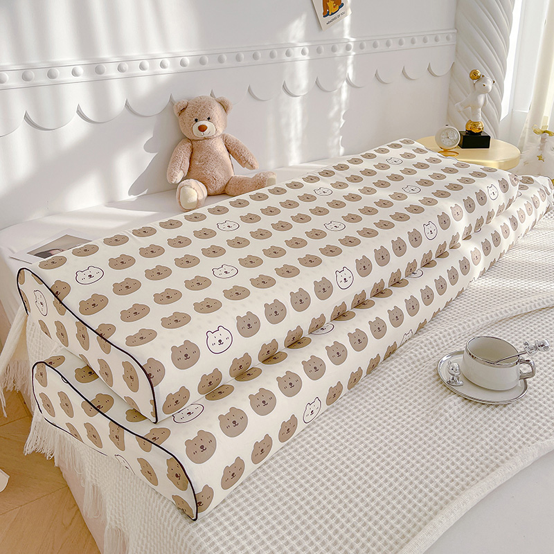 60sA类双人全棉乳胶枕套成人专用