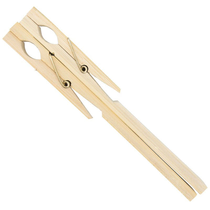 海斯迪克hkqs-146试管夹竹制玻璃试管夹子木头夹化学实验器材(10