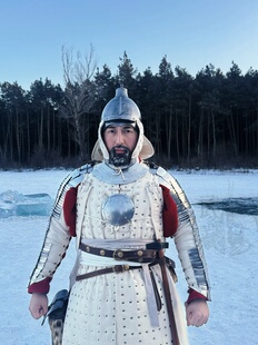 武备寺之边军明代布面甲 明代盔甲 明代白色棉甲 明代盔甲