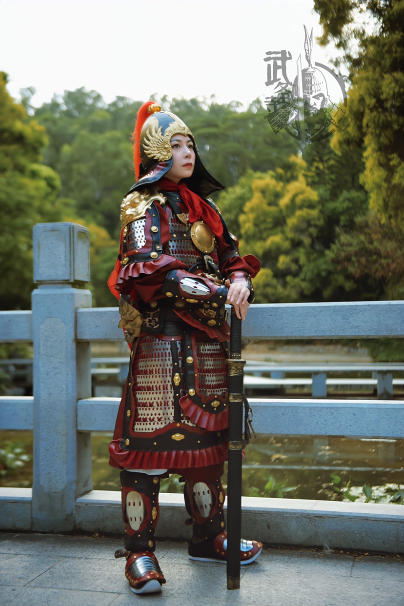 武备寺之仿明宋高级细札女甲 扈三娘盔甲 秦良玉盔甲 女生盔甲