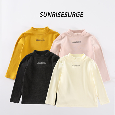 【主播推荐】【顾奈】QZ782纯色字母打底衫