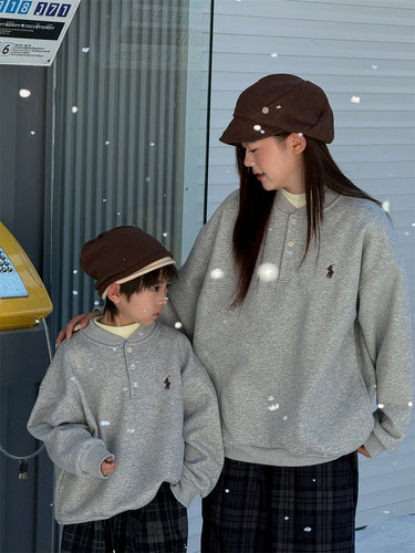 【主播推荐】【顾奈】QZ799冬季加绒扣子卫