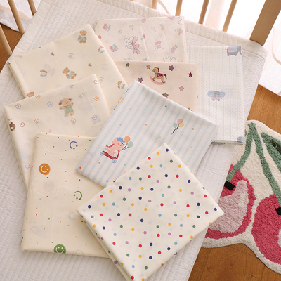 纯棉a类宝宝婴儿床单床笠定制