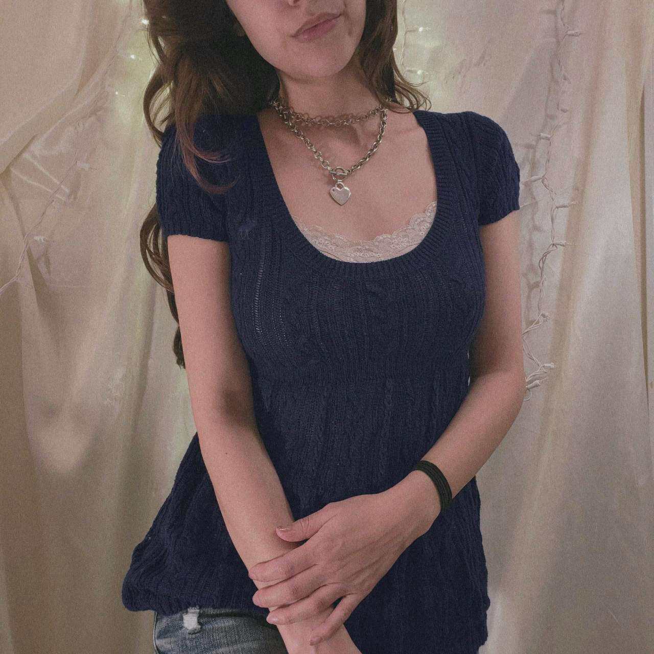 夏季新款速卖通女装欧美风圆领短袖时尚气质显瘦打底毛衣针织衫女