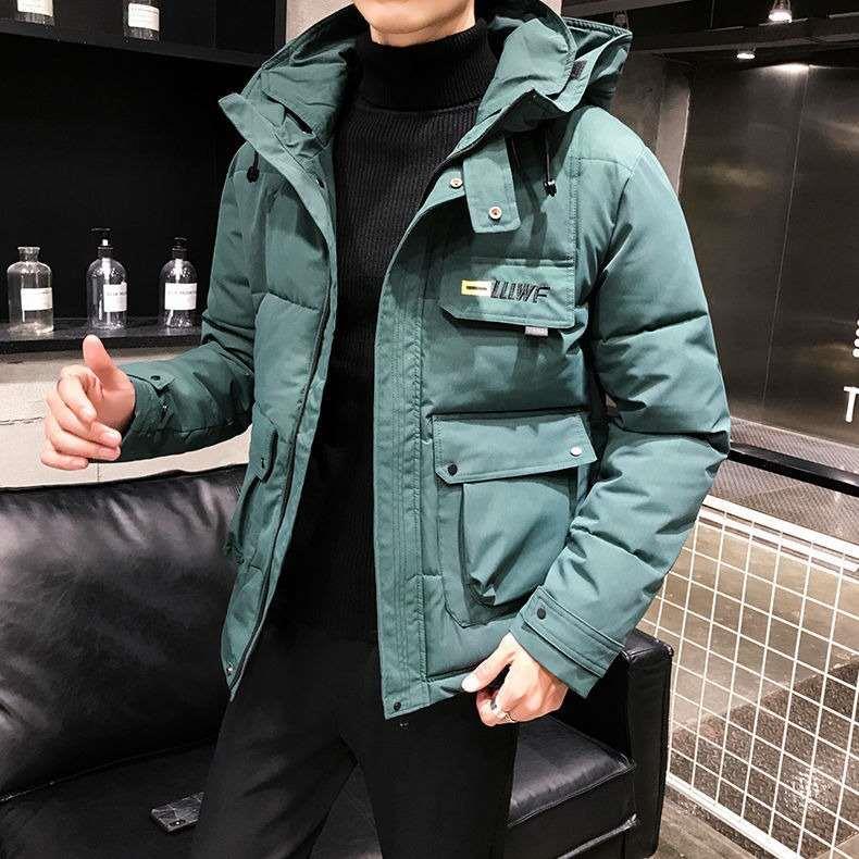 冬季外套男潮工装棉服男士棉袄加厚潮流韩版帅气宽松学生短款棉衣